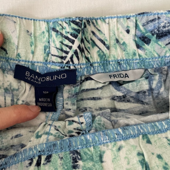 Frida Wide Leg Soft Linen Viscose Pants by Bandolino 10P Petite 10 - Picture 3 of 7